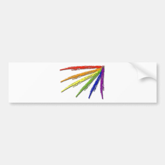 Regenbogen-Stolz - (Blicke bestes oGrey oder Autoaufkleber (Vorne)