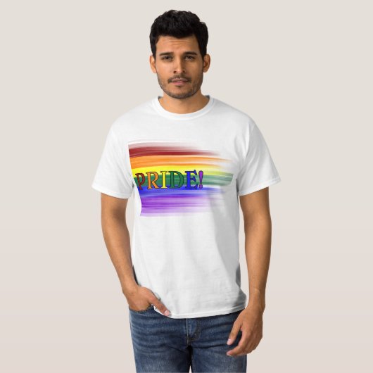 Regenbogen-Stolz! Die T - Shirts der Männer (Vorne ganz)