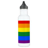 Regenbogen-Stolz-Flagge Trinkflasche (Rechts)