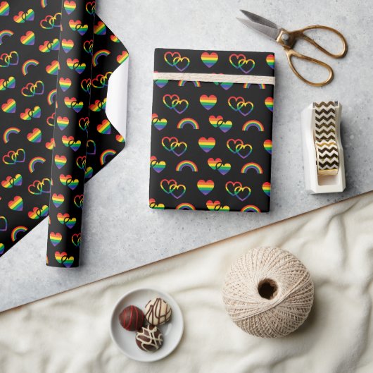 Regenbogen Stolz Geschenkpapier (Kunsthandwerk)
