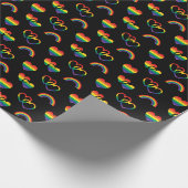 Regenbogen Stolz Geschenkpapier (Ecke)