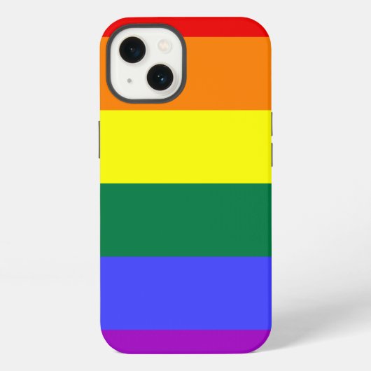 Regenbogen Stolz iPhone Hülle (Rückseite)