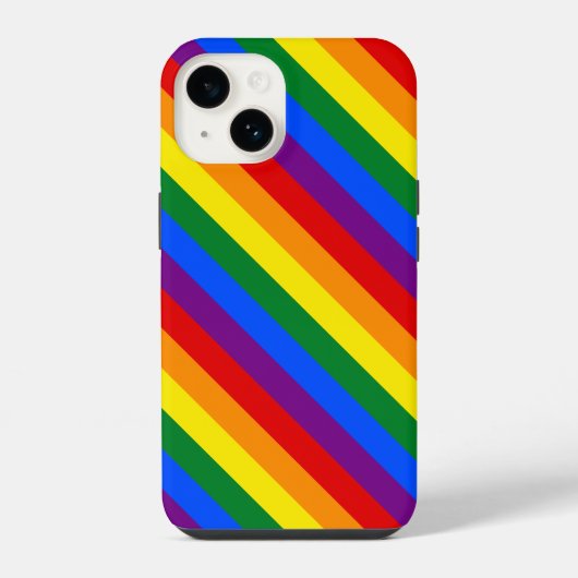 Regenbogen Stolz iPhone Hülle (Rückseite)