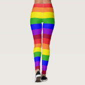 Regenbogen-Stolz-Leggingsstrumpfhosen Leggings (Rückseite)