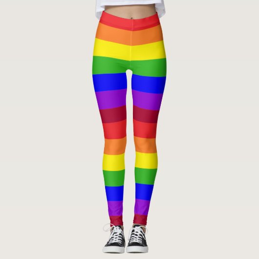 Regenbogen-Stolz-Leggingsstrumpfhosen Leggings (Vorderseite)