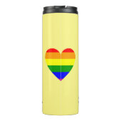 Regenbogen-Stolz-Schaf Thermosbecher (Rückseite)
