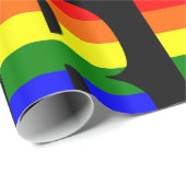 Regenbogen-Stolz-Text-Kunst auf kundenspezifischer Geschenkpapier (Rolleneckpunkt)