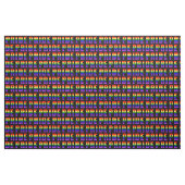 Regenbogen-Stolz-Text-Kunst auf kundenspezifischer Stoff (Fat Quarter (45,7 x 55,9 cm))