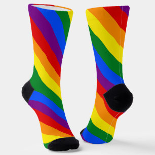 Regenbogen Stolz Vielfalt Gleichberechtigung Inklu Socken