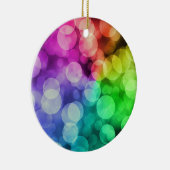 Regenbogen-Stolz-Weihnachtsbaum-Verzierung Keramik Ornament (Rechts)