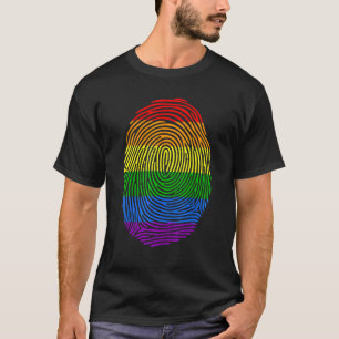 Regenbogen-Stolzflagge Pride Cat Pile LGBT Süß 1 T-Shirt