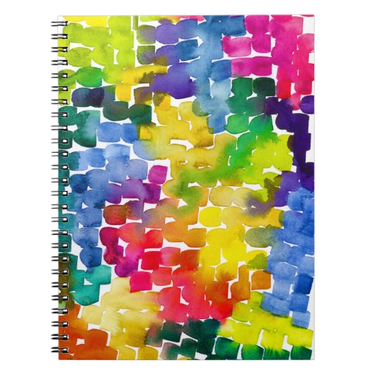 Regenbogen-Straße Notizblock (Vorderseite)