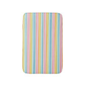 Regenbogen Streifen Bath Mat Badematte (Vorderseite Vertikal)
