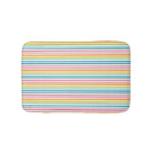 Regenbogen Streifen Bath Mat Badematte (Vorderseite)