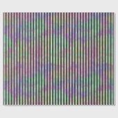 REGENBOGEN-STREIFEN GESCHENKPAPIER (Flach)