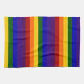 Regenbogen-Streifen Handtuch (Horizontal)