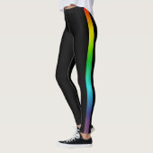 Regenbogen-Streifen Leggings (Links)