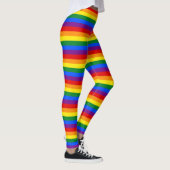Regenbogen Streifen Leggings (Rechts)
