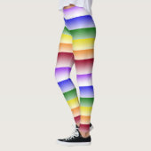 Regenbogen-Streifen-Leggings Leggings (Links)