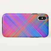 Regenbogen Streifen Modernes Design iPhone / iPad  Case-Mate iPhone Hülle (Rückseite (Horizontal))