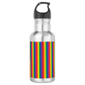 Regenbogen Streifen Niedlich Kinder Wasser Flasche Edelstahlflasche (Vorderseite)
