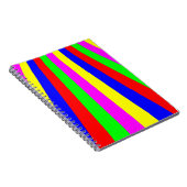 Regenbogen Streifen Notizblock (Rechte Seite)