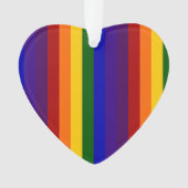 Regenbogen-Streifen Ornament (Vorderseite)