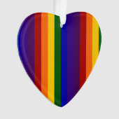 Regenbogen-Streifen Ornament (Vorderseite)
