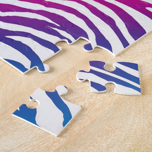 Regenbogen-Streifen Puzzle (Seite)