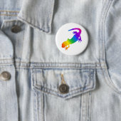 Regenbogen-Streifen Salamander Button (Beispiel)