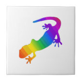 Regenbogen-Streifen Salamander Fliese (Vorderseite)