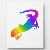 Regenbogen-Streifen Salamander Fotoplatte (Vorderseite)