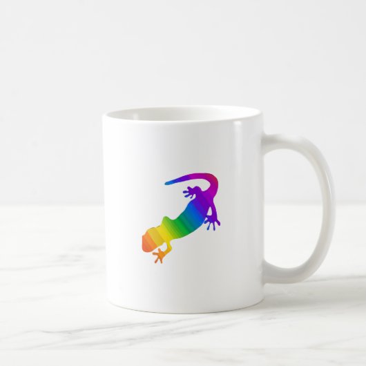 Regenbogen-Streifen Salamander Kaffeetasse (Rechts)