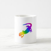 Regenbogen-Streifen Salamander Kaffeetasse (Mittel)