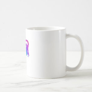 Regenbogen-Streifen Salamander Kaffeetasse