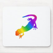 Regenbogen-Streifen Salamander Mousepad (Vorne)