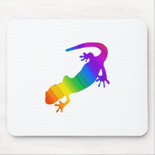 Regenbogen-Streifen Salamander Mousepad