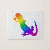 Regenbogen-Streifen Salamander Puzzle (Horizontal)