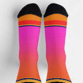 Regenbogen + Streifen Socken (Oben)
