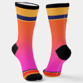 Regenbogen + Streifen Socken (Gewinkelt)