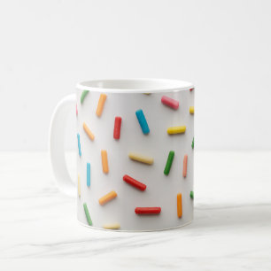 Regenbogen Streusel Farbige Muster Kaffeetasse