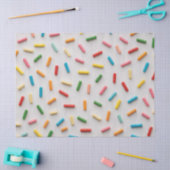 Regenbogen Streusel Farbige Muster Seidenpapier (Basteln)