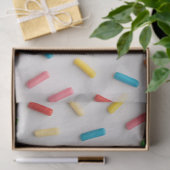 Regenbogen Streusel Farbige Muster Seidenpapier (Geschenk)