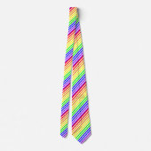 Regenbogen Striped Krawatte (Rückseite)
