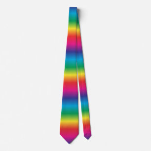 Regenbogen Striped Krawatte