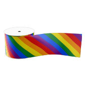 Regenbogen Stripes Band Ripsband (Spule)