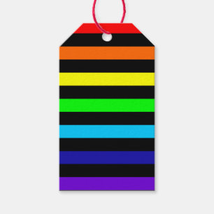 Regenbogen Stripes Geschenk-Umbauten Geschenkanhänger