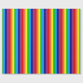 Regenbogen Stripes Geschenk-Verpackung Geschenkpapier (Flach)