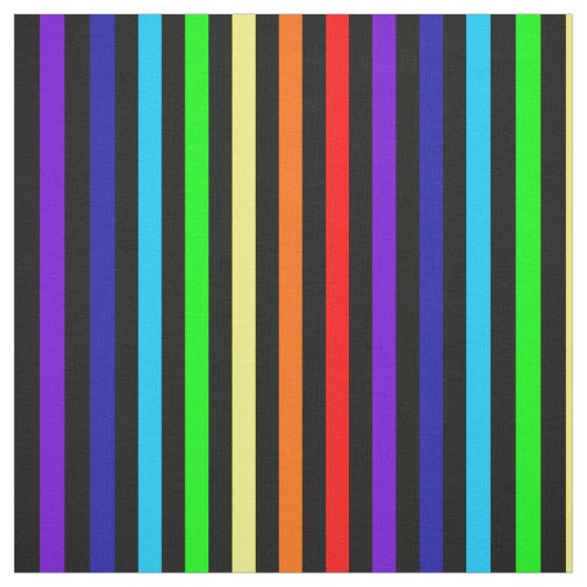 Regenbogen Stripes Gewebe Stoff (Muster)