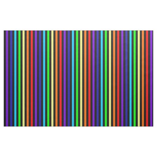 Regenbogen Stripes Gewebe Stoff (Fat Quarter (45,7 x 55,9 cm))